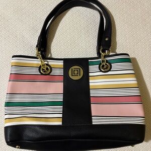 Striped Multicolor Tote Bag